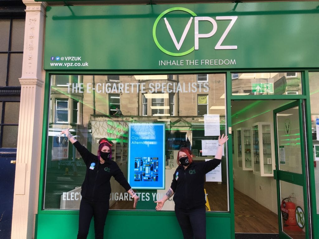 VPZ store in Bruntsfield, UK