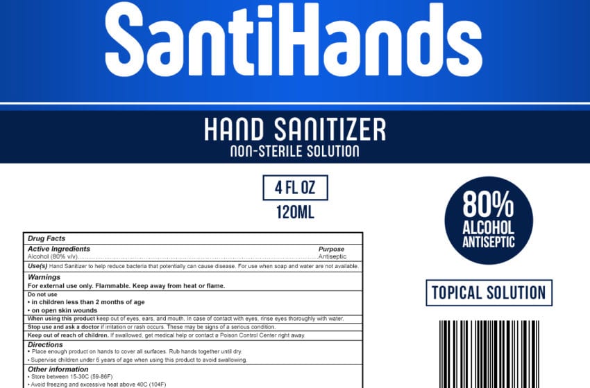  NicVape Faces Suit Over SantiHands Brand Sanitizer